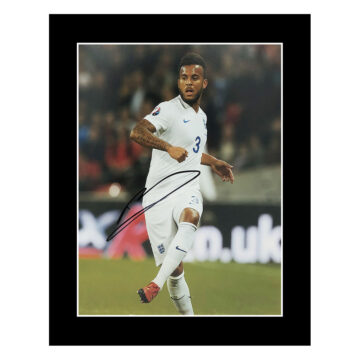 Signed Ryan Bertrand Photo Display 12x10 - England Icon