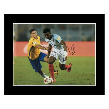 Signed Callum Hudson-Odoi Photo Display 12x10 - England Icon Autograph