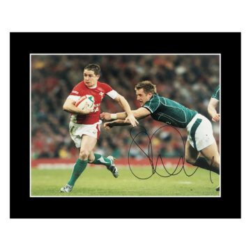 Signed Shane Williams Photo Display 12x10 - Wales Rugby Icon