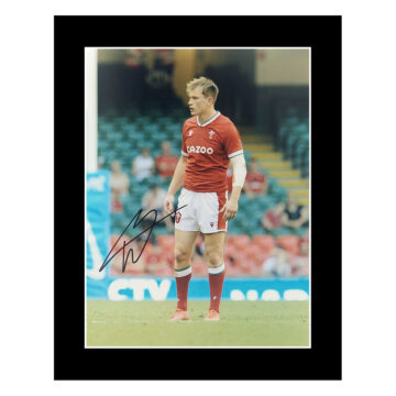 Signed Nick Tompkins Photo Display 12x10 - Wales Rugby Icon