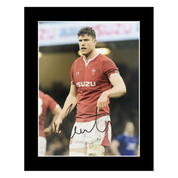 Signed Will Rowlands Photo Display 12x10 - Wales Rugby Icon