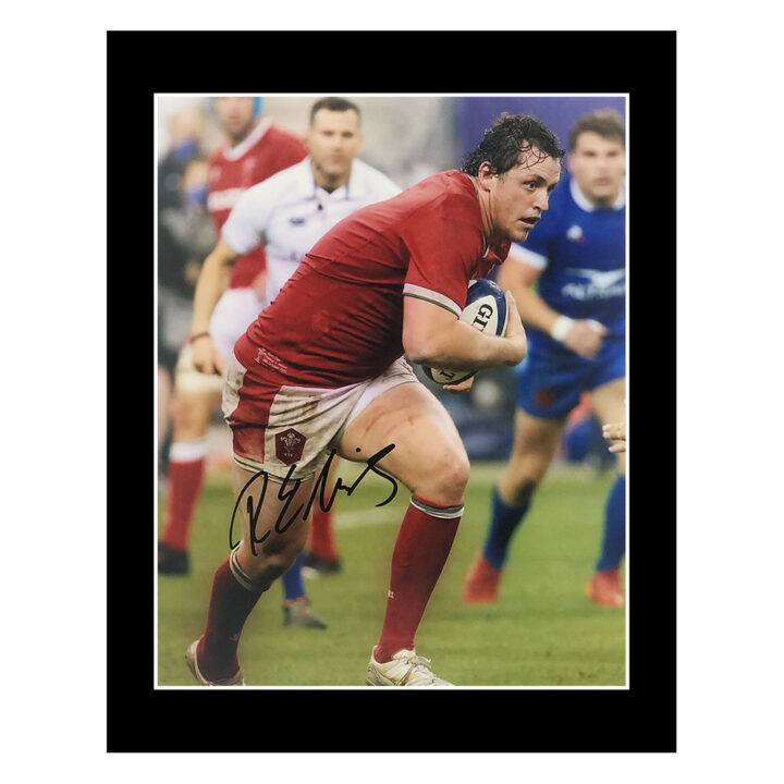 Signed Ryan Elias Photo Display 12x10 - Wales Rugby Icon Autograph