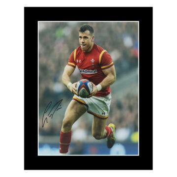 Gareth Davies Signed Photo Display 12x10 - Wales Rugby Icon Autograph