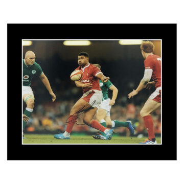 Signed Leon Brown Photo Display 12x10 - Wales Rugby Icon