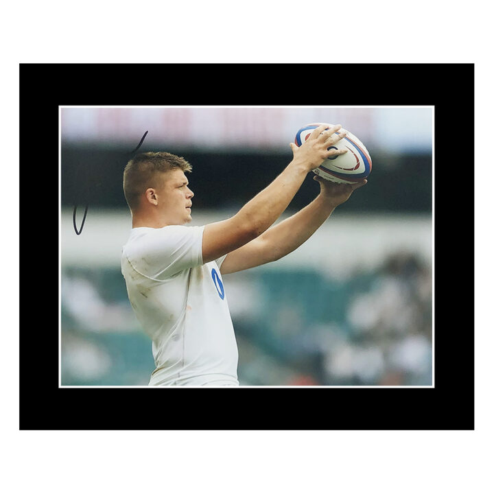 Signed Jamie Blamire Photo Display 12x10 - England Rugby Icon