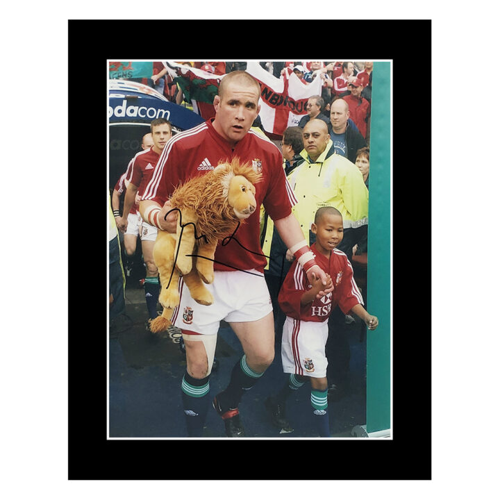 Signed Phil Vickery Photo Display 12x10 - British & Irish Lions Icon Autograph