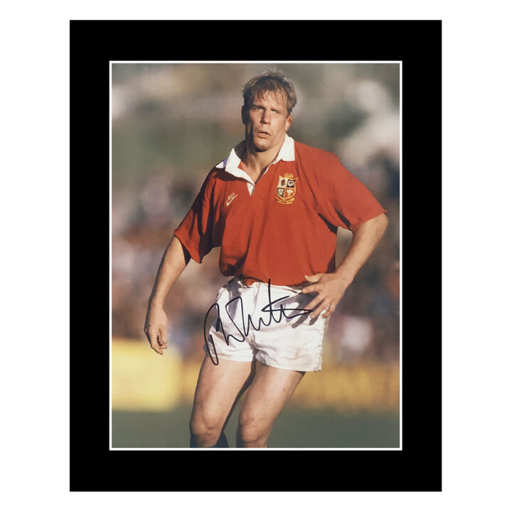 Signed Peter Winterbottom Photo Display 12x10 - British & Irish Lions Icon