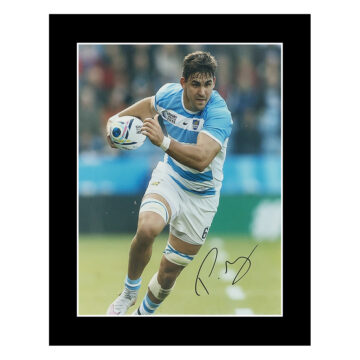 Signed Pablo Matera Photo Display 12×10 – Argentina Rugby Icon