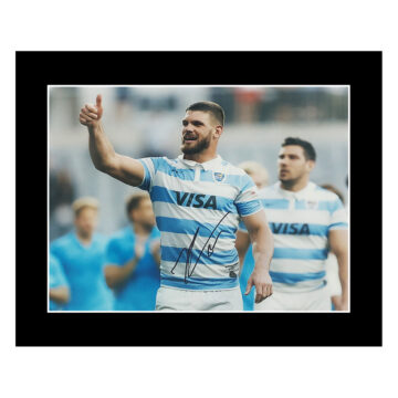 Signed Marcos Kremer Photo Display 12x10 - Argentina Rugby Icon