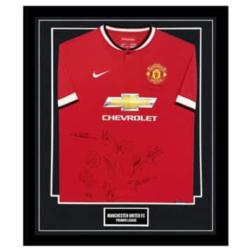 Manchester United Signed Framed Shirt - Premier League Jersey