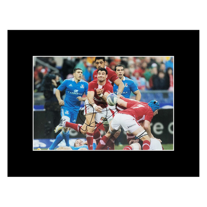 Mike Phillips Signed Photo Display 16x12 - Wales Icon