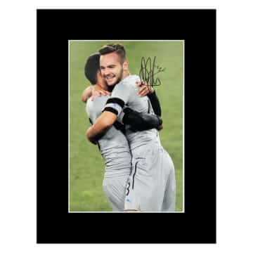 Signed Adam Armstrong Photo Display 16x12 - Newcastle United Icon