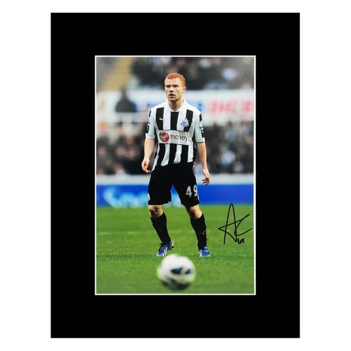 Signed Adam Campbell Photo Display 16x12 - Newcastle United Icon