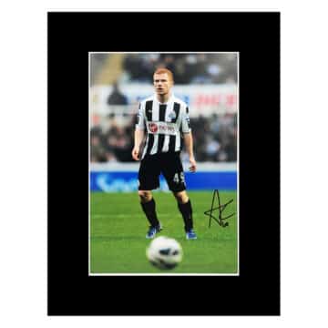 Signed Adam Campbell Photo Display 16x12 - Newcastle United Icon Autograph