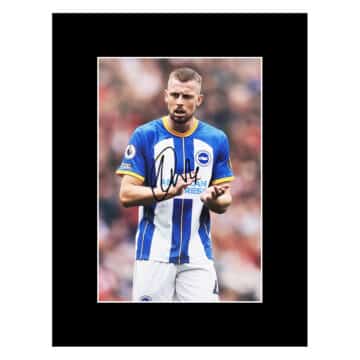 Signed Adam Webster Photo Display 16x12 - Brighton Autograph