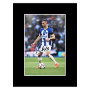 Signed Adam Webster Photo Display 16x12 - Brighton Icon