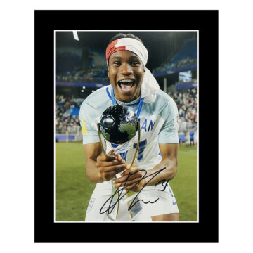 Signed Ademola Lookman Photo Display 12x10 - England Icon Autograph