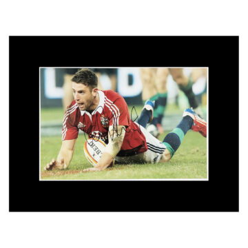 Signed Alex Cuthbert Photo Display 16x12 - British & Irish Lions Icon