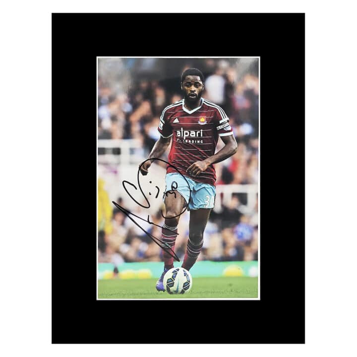 Signed Alex Song Photo Display 16x12 - West Ham United Icon Autograph