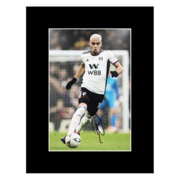 Signed Andreas Pereira Photo Display 16x12 - Fulham Autograph