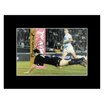 Signed Ben Smith Photo Display 16x12 - All Blacks Rugby Icon