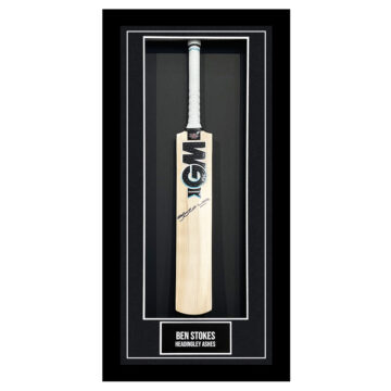 Signed Ben Stokes Framed Cricket Bat - Headingley Ashes 2019 Icon