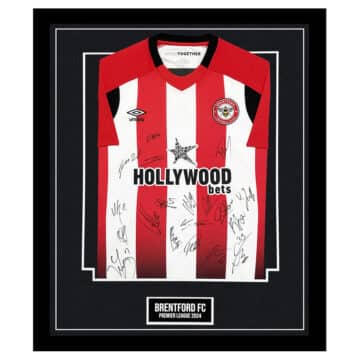 Signed Brentford FC Framed Shirt - Premier League 2024