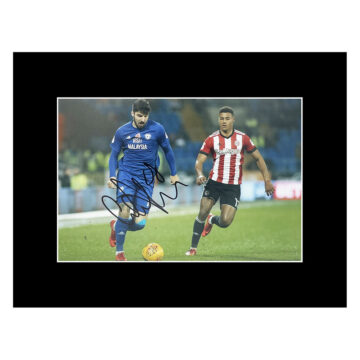 Signed Callum Paterson Photo Display 16x12 - Cardiff City Icon Autograph