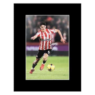 Signed Christian Norgaard Photo Display 16x12 - Brentford Icon Autograph