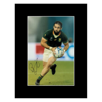 Signed Cobus Reinach Photo Display 16x12 - Springboks Icon