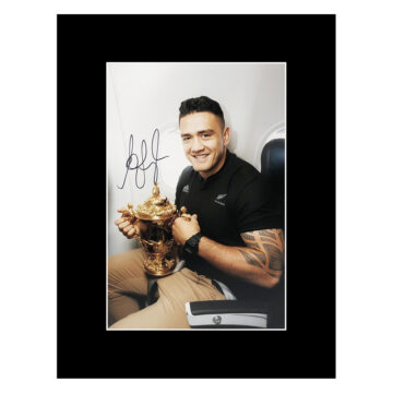 Signed Codie Taylor Photo Display 16x12 - RWC Winner 2015