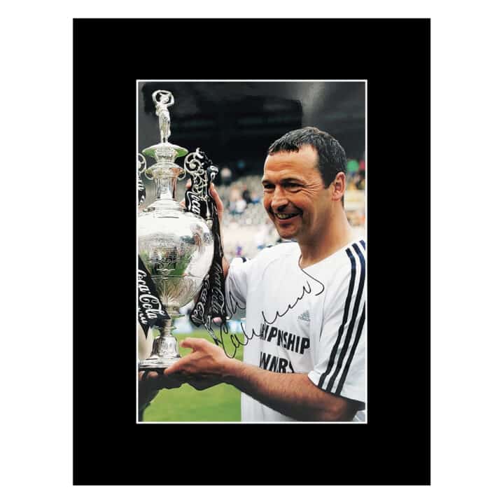 Signed Colin Calderwood Photo Display 16x12 - Championship Winner 2010