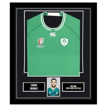 Signed Conor Murray Framed Display Shirt - Rugby World Cup 2023