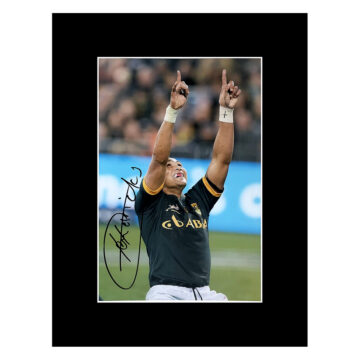 Signed Cornal Hendricks Photo Display 16x12 - Springboks Icon