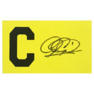 Signed Craig Gordon Captain Armband - Scottish Treble Winner 2018