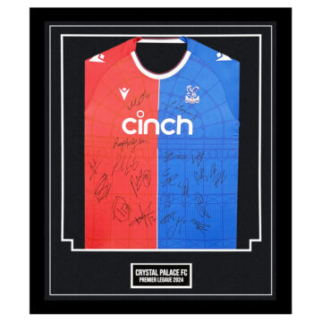 Signed Crystal Palace Framed Shirt - Premier League 2024