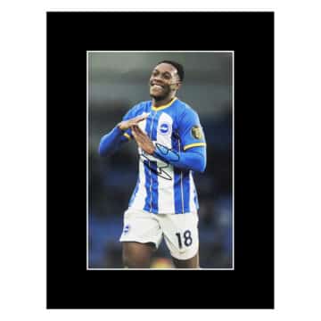 Signed Danny Welbeck Photo Display 16x12 - Brighton Icon