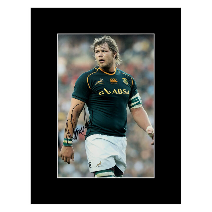 Signed Duane Vermeulen Photo Display 16x12 - Springboks Icon