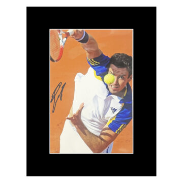 Signed Ernests Gulbis Photo Display - 16x12 Tennis Autograph