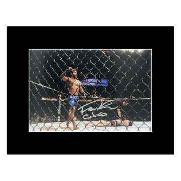 Signed Francisco Rivera Photo Display - 16x12 UFC Icon