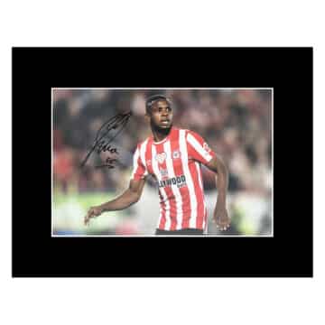 Signed Frank Onyeka Photo Display 16x12 - Brentford Autograph