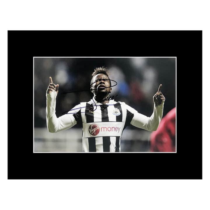 Signed Gael Bigirimana Photo Display 16x12 - Newcastle United Icon Autograph