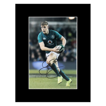 Signed Garry Ringrose Photo Display 16x12 - Ireland Rugby Icon