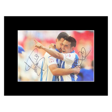 Signed Gary Roberts & Joe Lolley Photo Display - 16x12 Huddersfield Town Icon