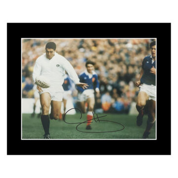 Signed Gavin Hastings Photo Display 12x10 - Scotland Rugby Icon