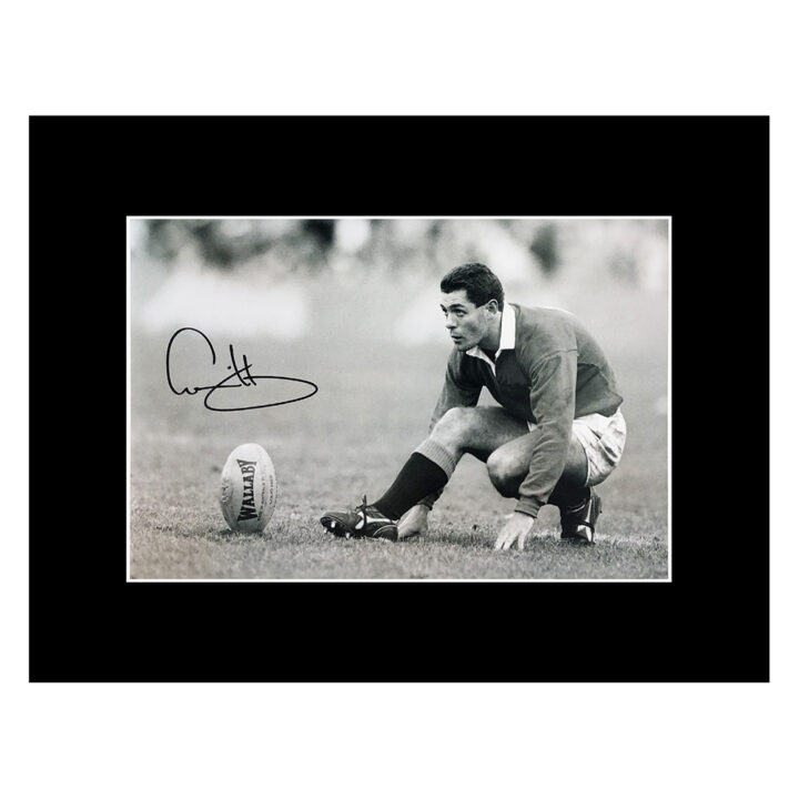 Signed Gavin Hastings Photo Display 16x12 - British & Irish Lions Icon