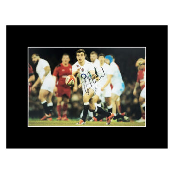 Signed George Ford Photo Display 16x12 - England Rugby Icon