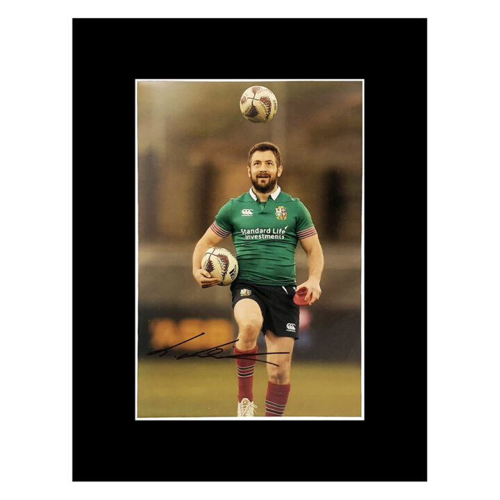 Signed Greig Laidlaw Photo Display 16x12 - British & Irish Lions Icon