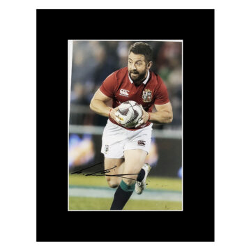 Signed Greig Laidlaw Photo Display 16x12 - British & Irish Lions Icon Autograph