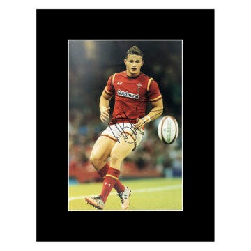 Signed Hallam Amos Photo Display 16x12 - Wales Icon